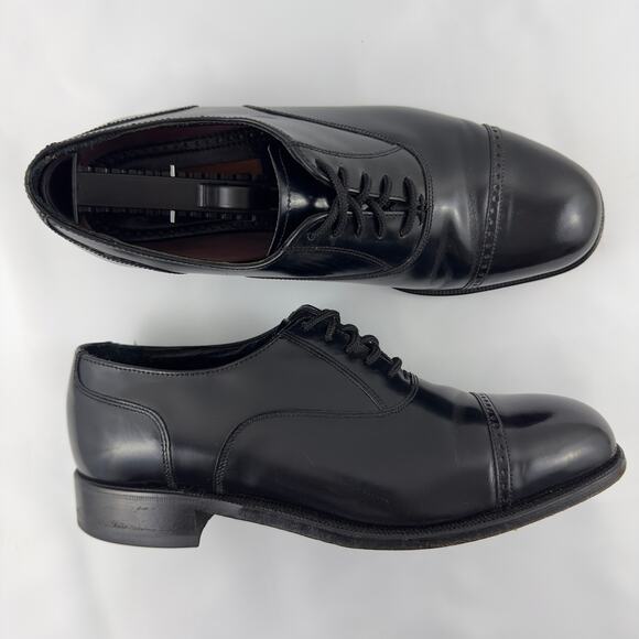 Florsheim Lexington‎ cap toe black oxford M-8.5 - Picture 4 of 9